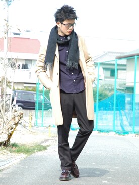 なっくんさん（メンズ・178cm）の冬コーディネート