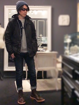 「URBAN RESEARCH Sonny Label（アーバンリサーチサニーレーベル）のアイテム（スウェット）」を使った、28starshipさん（メンズ・168cm）の冬コーディネート