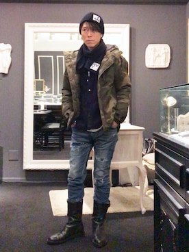 28starshipさん(メンズ・168cm)の冬コーディネート