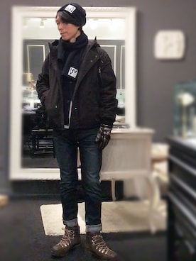 28starshipさん（メンズ・168cm）の冬コーディネート