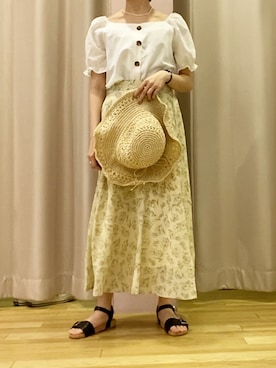 ちあきさん（レディース・155cm）の夏コーディネート