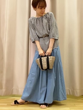 ちあきさん（レディース・154cm）の夏コーディネート