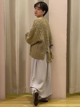 ちあきさん（レディース・154cm）の冬コーディネート