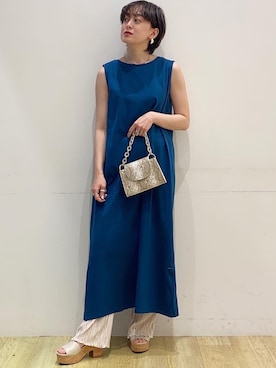 「アイテム（ハンドバッグ）」を使った、ちあきさん（レディース・154cm）の春コーディネート
