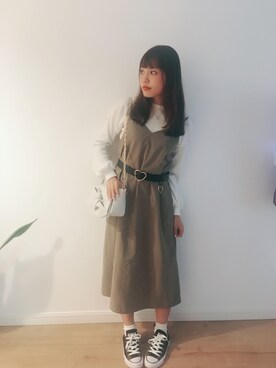 Akinya_kirakira さん（レディース・155cm）の秋コーディネート