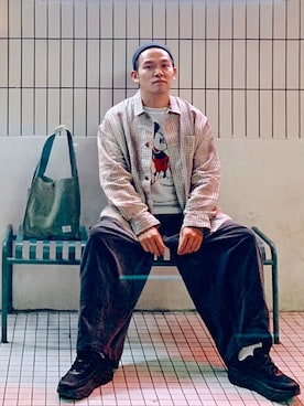 RYAN Zさん（メンズ・176cm）の冬コーディネート