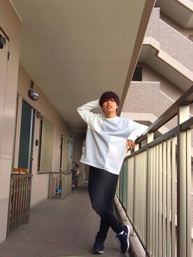 「CIAOPANIC TYPY（チャオパニックティピー）のアイテム（スウェット）」を使った、武田祥太さん（メンズ・170cm・10代）の冬コーディネート