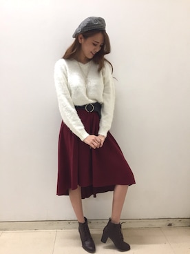 「one way（ワンウェイ）のアイテム」を使った、onewayさん（レディース・167cm）の秋コーディネート