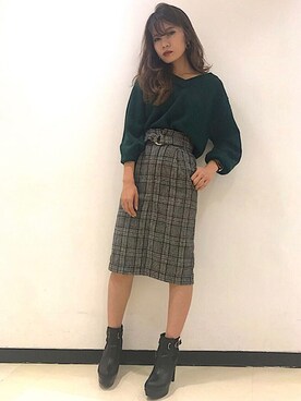 onewayさん（レディース・158cm）の秋コーディネート