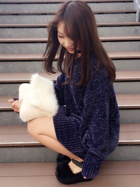 「one wayザッカ（ワンウェイザッカ）のアイテム」を使った、onewayさん（レディース・160cm）の秋コーディネート