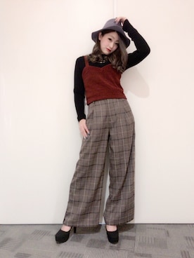 「oneway glamorous（ワンウェイグラマラス）のアイテム」を使った、onewayさん（レディース・160cm）の秋コーディネート