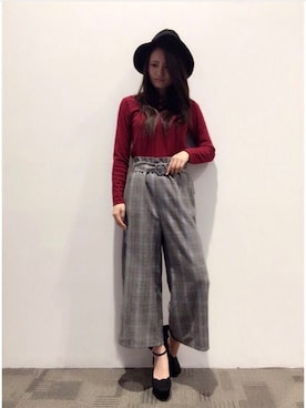 onewayさん（レディース・160cm）の秋コーディネート