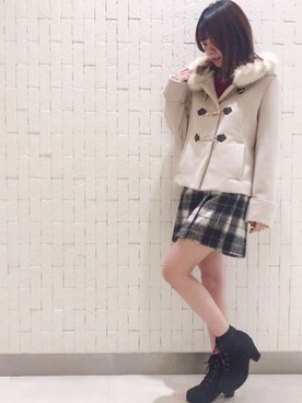 「bye bye」｜onewayさん（レディース・158cm）の冬コーディネート