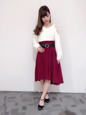 「bye bye」｜onewayさん（レディース・160cm）の冬コーディネート