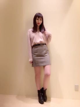 onewayさん（レディース・164cm）の冬コーディネート