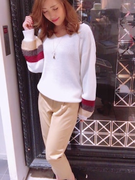 「oneway glamorous（ワンウェイグラマラス）のアイテム」を使った、onewayさん（レディース・160cm）の冬コーディネート