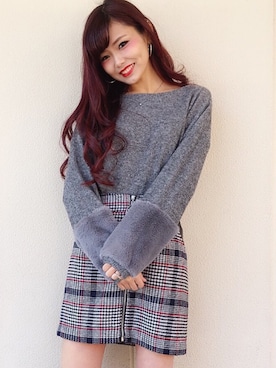 「oneway glamorous（ワンウェイグラマラス）のアイテム」を使った、onewayさん（レディース・164cm）の冬コーディネート