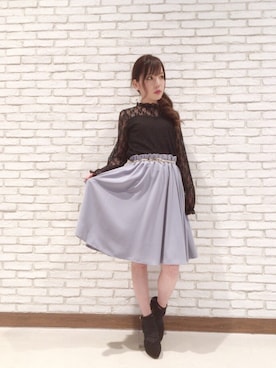 「one way（ワンウェイ）のアイテム」を使った、onewayさん（レディース・160cm）の冬コーディネート