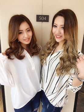 「one way（ワンウェイ）のアイテム（パンツ）」を使った、onewayさん（レディース・160cm）の春コーディネート