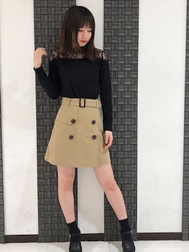 onewayさん（レディース・160cm）の春コーディネート