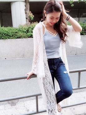 onewayさん（レディース・160cm）の春コーディネート