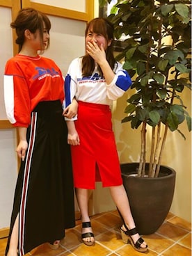 「oneway glamorous（ワンウェイグラマラス）のアイテム」を使った、onewayさん（レディース・160cm）の春コーディネート