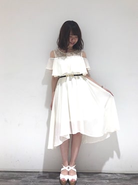 ストーンヒールコルクサンダルを使った人気ファッションコーディネート Wear