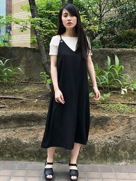 「one wayザッカ（ワンウェイザッカ）のアイテム」を使った、onewayさん（レディース・160cm）の春コーディネート