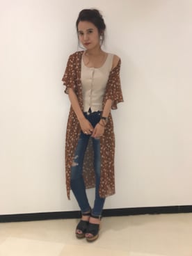 onewayさん（レディース・160cm）の夏コーディネート