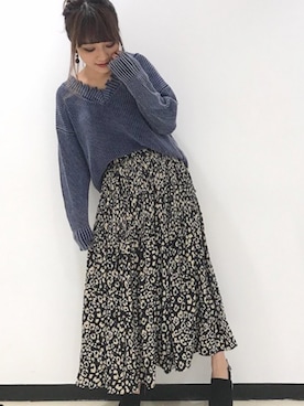 「one way（ワンウェイ）のアイテム」を使った、onewayさん（レディース・160cm）の秋コーディネート