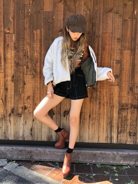 「one way（ワンウェイ）のアイテム（その他アウター）」を使った、onewayさん（レディース・167cm）の秋コーディネート