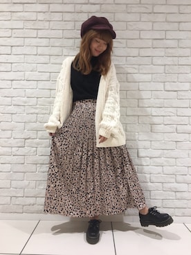 「one way（ワンウェイ）のアイテム」を使った、onewayさん（レディース・160cm）の秋コーディネート