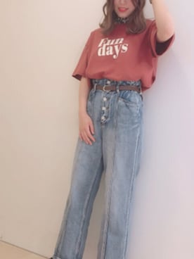 「one way（ワンウェイ）のアイテム（トップス）」を使った、onewayさん（レディース・160cm）の夏コーディネート