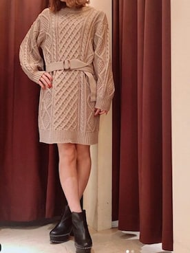 「#ガーリー」｜onewayさん（レディース・160cm）の冬コーディネート