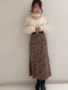 onewayさん(レディース・160cm)の冬コーディネート