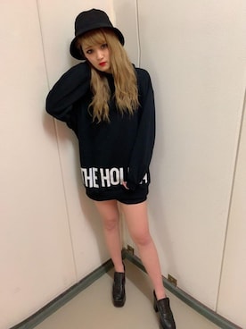 「one way（ワンウェイ）のアイテム（帽子）」を使った、onewayさん（レディース・160cm）の春コーディネート