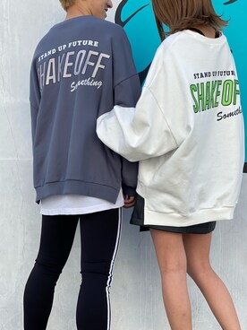 「one way（ワンウェイ）のアイテム（スウェット）」を使った、onewayさん（レディース・156cm）の春コーディネート