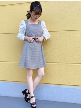 One Way ワンウェイ の 袖ギャザーop ワンピース Wear