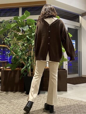 「one way（ワンウェイ）のアイテム（トップス）」を使った、onewayさん（レディース・160cm）の秋コーディネート