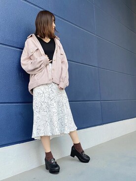 「one way（ワンウェイ）のアイテム（その他アウター）」を使った、onewayさん（レディース・160cm）の冬コーディネート