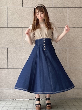 「TORTE（トルテ）のアイテム」を使った、onewayさん（レディース・152cm）の春コーディネート