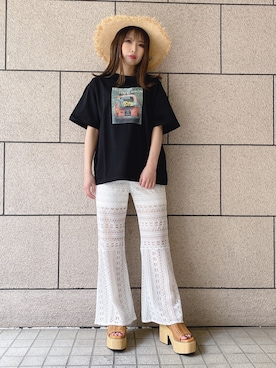 「NOMAE」｜「アイテム（パンツ）」を使った、onewayさん（レディース・156cm）の春コーディネート