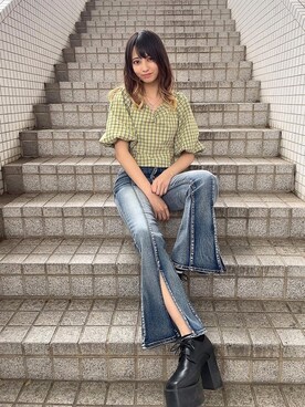 onewayさん（レディース・160cm）の春コーディネート