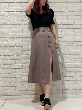「one way（ワンウェイ）のアイテム（サンダル）」を使った、onewayさん（レディース・158cm）の春コーディネート