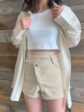 「one way（ワンウェイ）のアイテム」を使った、onewayさん（レディース・160cm）の春コーディネート