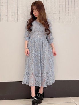 「one way（ワンウェイ）のアイテム（シューズ）」を使った、onewayさん（レディース・153cm）の春コーディネート