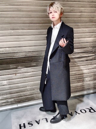 Ann Demeulemeester/本人期/ナイロンチェスターコート Ann Demeulemeester/本人期/ナイロンチェスターコート - メルカリ