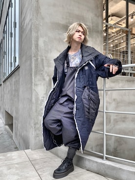 「gunda（ガンダ）のアイテム」を使った、AZMAXXXさん（メンズ・174cm）の秋コーディネート