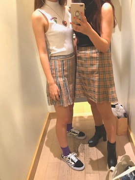 「oneway glamorous（ワンウェイグラマラス）のアイテム」を使った、nさん（レディース・164cm）の秋コーディネート