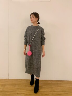 NAMAI_154cmさん（レディース・154cm）の冬コーディネート